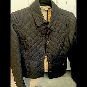 Burberry peplum jacket